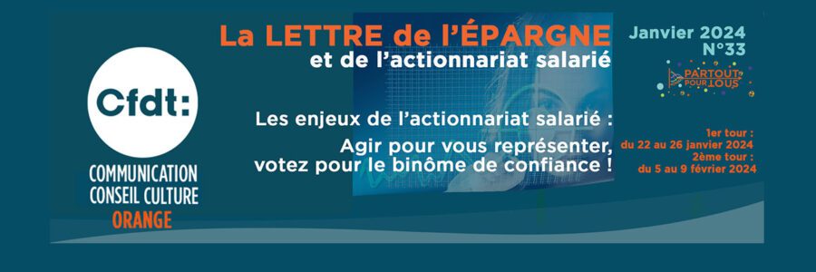 La lettre de l&rsquo;épargne salariale et de l&rsquo;actionnariat salarié N°33