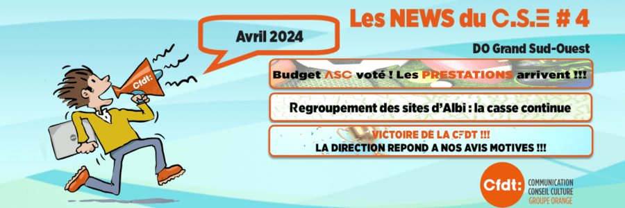 LES NEWS DU CSE 4