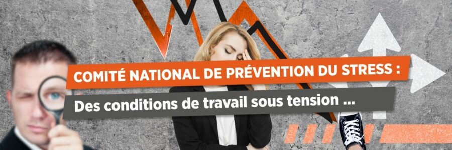COMITÉ NATIONAL DE PRÉVENTION DU STRESS : Des conditions de travail sous tension…