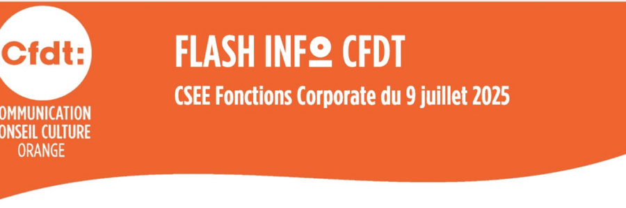 FLASH INFO /CSEE Fonctions Corporate