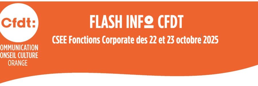 FLASH INFO /CSEE Fonctions Corporate